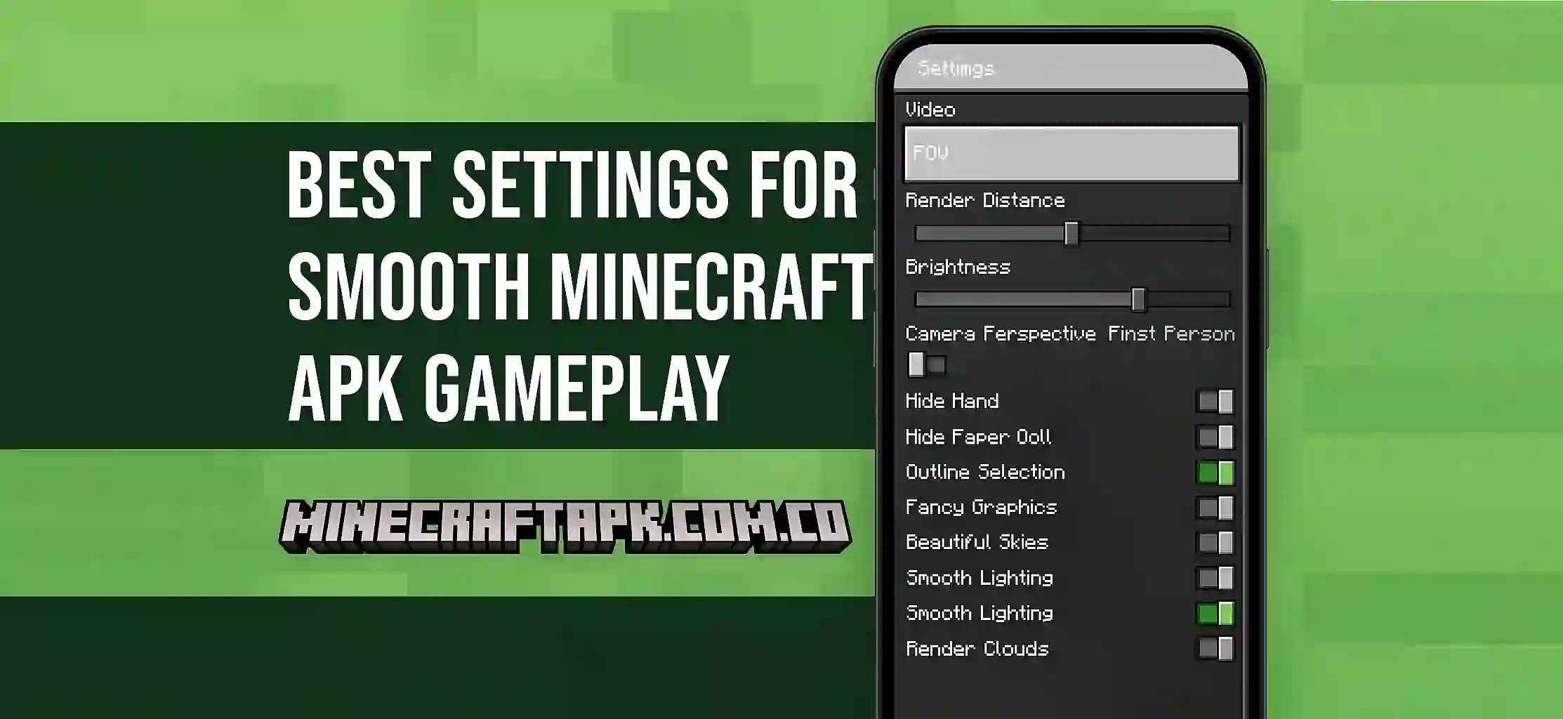 Best Settings for Smooth Minecraft APK Gameplay
