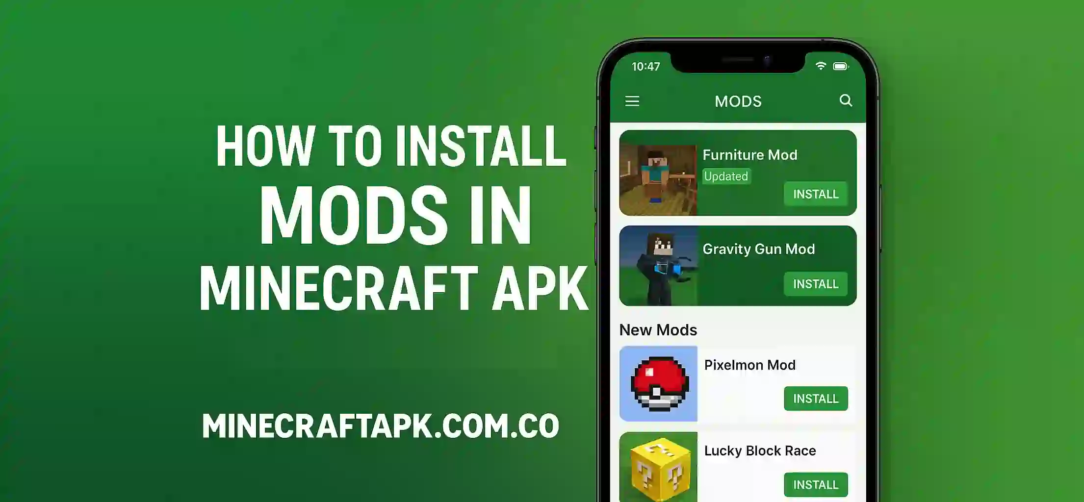 How to Install Mods in Minecraft APK